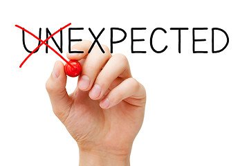 Image showing Expect The Unexpected Concept