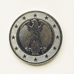 Image showing Vintage German 2 Euro coin