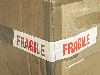 Image showing Vintage looking Fragile picture