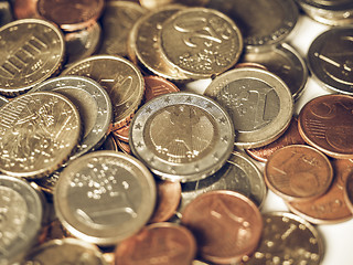 Image showing Vintage Euro coin