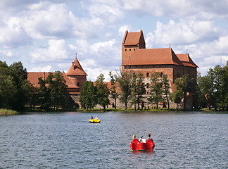 Image showing Trakai Castle near Vilnius