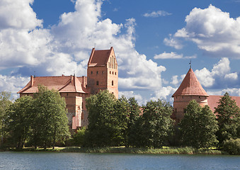 Image showing Trakai Castle near Vilnius