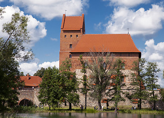 Image showing Trakai Castle near Vilnius