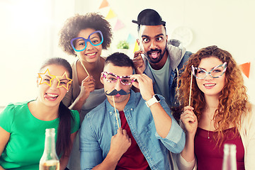 Image showing happy team having fun at office party