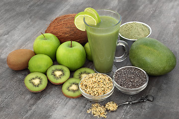 Image showing Juice Smoothie Drink for Good Health