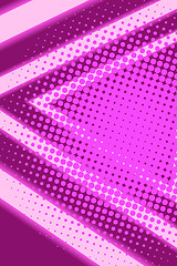 Image showing cyberpunk background, pink neon triangles, 80s style