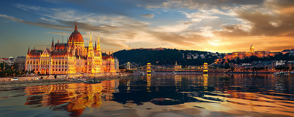 Image showing Beautiful view of Budapest