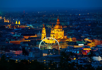 Image showing Ferris wheel in Budapest