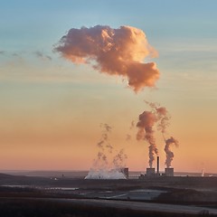 Image showing Power Plant Smoke