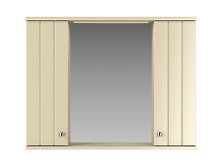 Image showing Bathroom mirror cabinet, front view