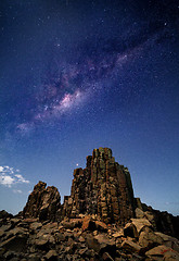 Image showing Milky Way universe over Bombo Australia