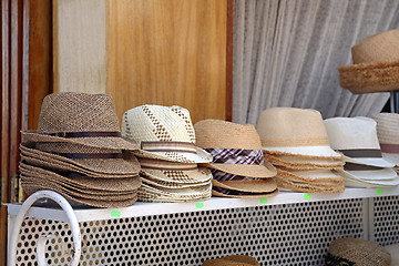 Image showing Hats at Shelf