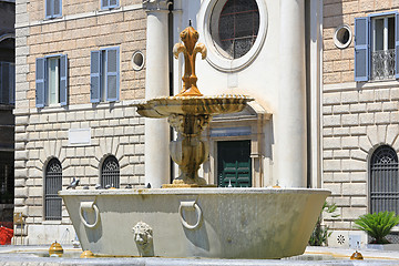 Image showing Fountain Piazza Farneze