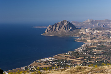 Image showing Monte Cofano., Sicily, Italy