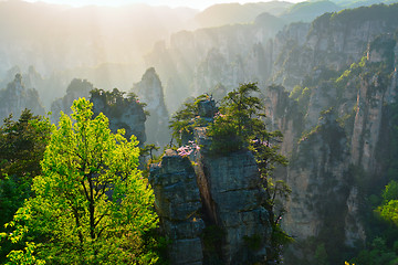 Image showing Zhangjiajie mountains, China