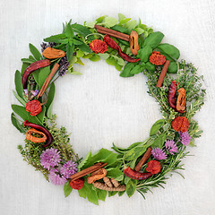 Image showing Herb and Spice Wreath