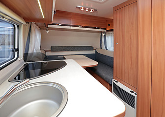 Image showing Camper kitchen