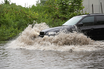 Image showing Aquaplaning Floods