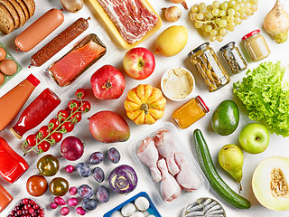 Image showing various food ingredients