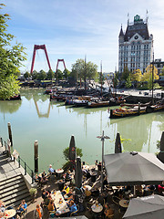 Image showing panoramic view of Rotterdam