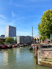 Image showing panoramic view of Rotterdam