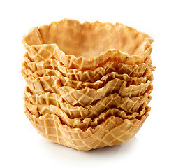 Image showing empty waffle baskets