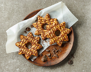 Image showing star shaped cookies