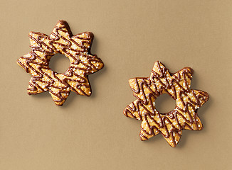 Image showing star shaped cookies