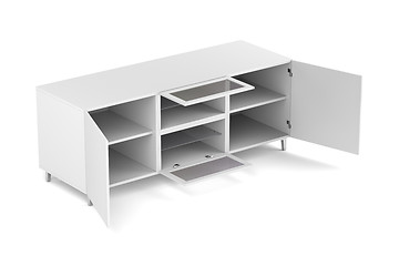 Image showing Empty tv cabinet