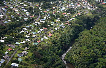 Image showing Aerial View Hawaii, USA