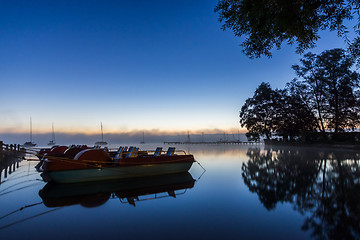 Image showing Lake Ammer at Morning Time, Bavaria, Germany