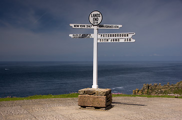 Image showing Lands End, Cornwall, Great Britain