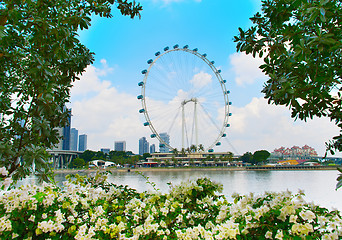 Image showing Beautiful Singapore Flyer