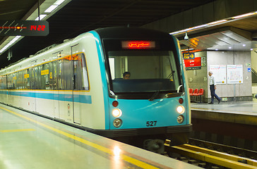 Image showing Train metro station. Tehran, Iran