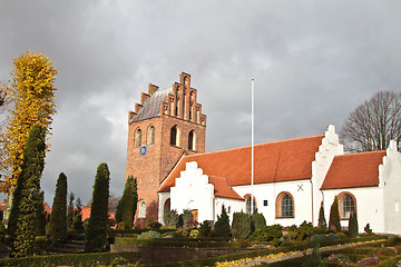 Image showing Church in Helsinge Denmark