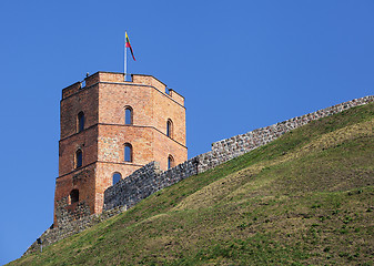 Image showing Tower of Gediminas in Vilnius