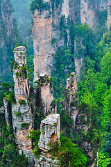 Image showing Zhangjiajie mountains, China