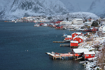 Image showing Reine fishing village, Norway