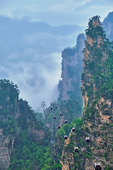 Image showing Zhangjiajie mountains, China