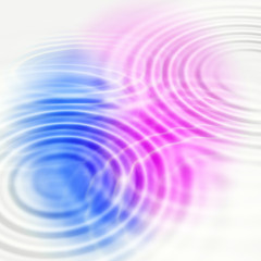 Image showing Abstract background with circular ripples pattern