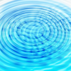 Image showing Background with abstract round water ripples