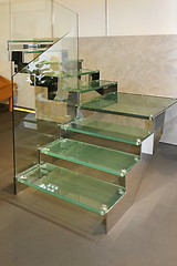 Image showing Glass Stairway