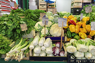 Image showing Vegetables Maerket