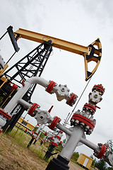 Image showing pumpjack and oilwell.