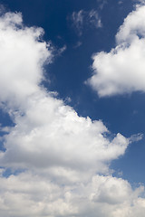 Image showing blue sky with clouds