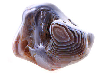 Image showing agate mineral isolated