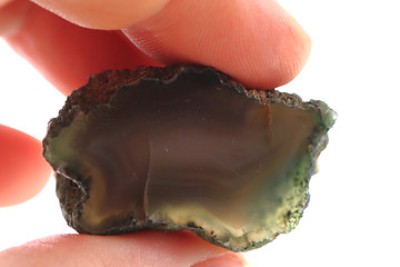 Image showing natural agate isolated