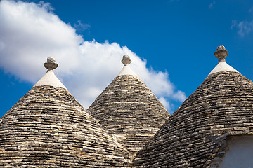 Image showing Alberobello, ITALY - Trulli di Alberobello, UNESCO heritage site