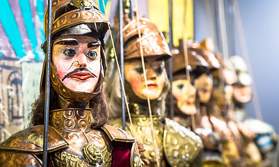 Image showing Traditional Sicilian puppets