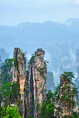 Image showing Zhangjiajie mountains, China